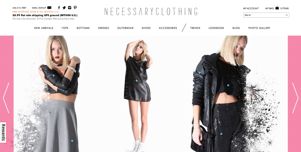 necessary clothing website